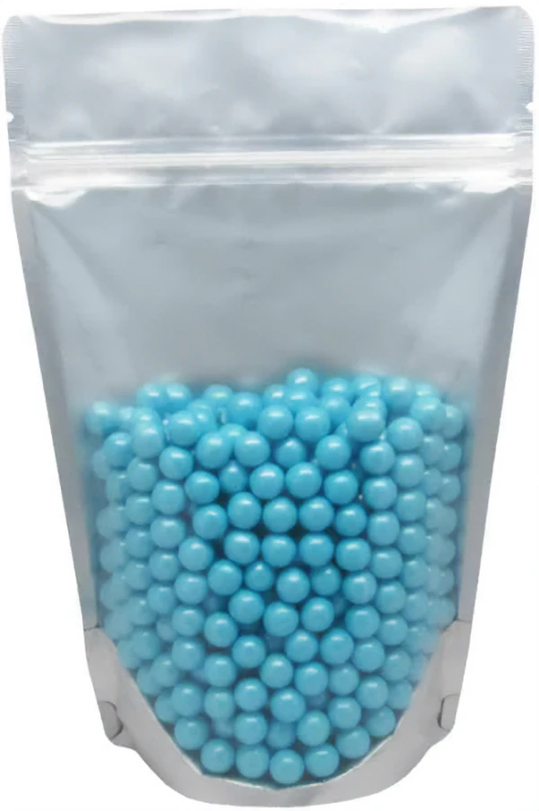 16 oz Stand Up Pouch Clear/Gold PET/ALU/LLDPE