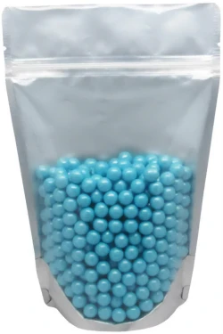 Clear/Gold 8 oz. Stand Up Pouch