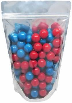Clear/Silver 16 oz. Stand Up Pouch