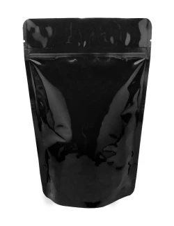 Black 12 oz. Stand Up Pouch