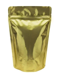 Gold 5 lb Stand Up Pouch with Valve