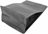 Bottom of 12 oz. Block Bottom Side Gusset Bags Bags 5 x 3 1/8 x 7 7/8 Matte Black
