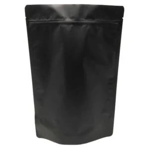 2 lb Stand Up Pouch Matte Black MBOPP/PET/ALU/LLDPE