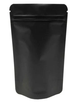 2 oz Stand Up Pouch Matte Black MBOPP/PET/ALU/LLDPE