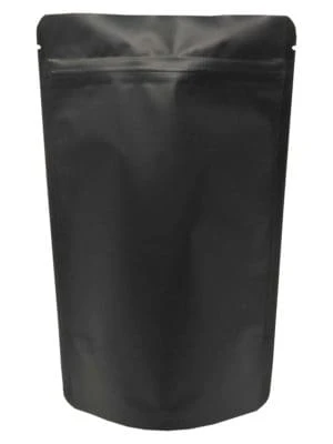 4 oz Stand Up Pouch Matte Black MBOPP/PET/ALU/LLDPE