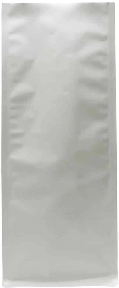 Matte White 16 oz. Block Bottom Side Gusset Bags with Valve
