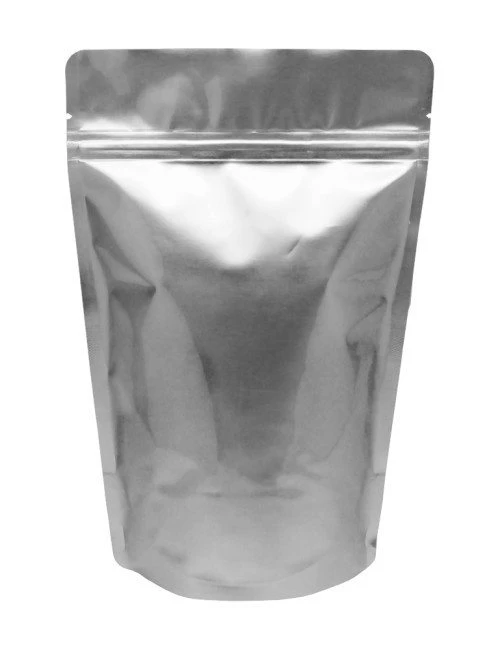 12 oz Stand Up Pouch Silver KRAFT/ALU/LLDPE