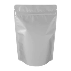 Silver 8 oz. Metalized Stand Up Pouch