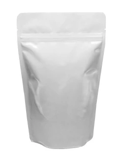 White 16 oz. Stand Up Pouch