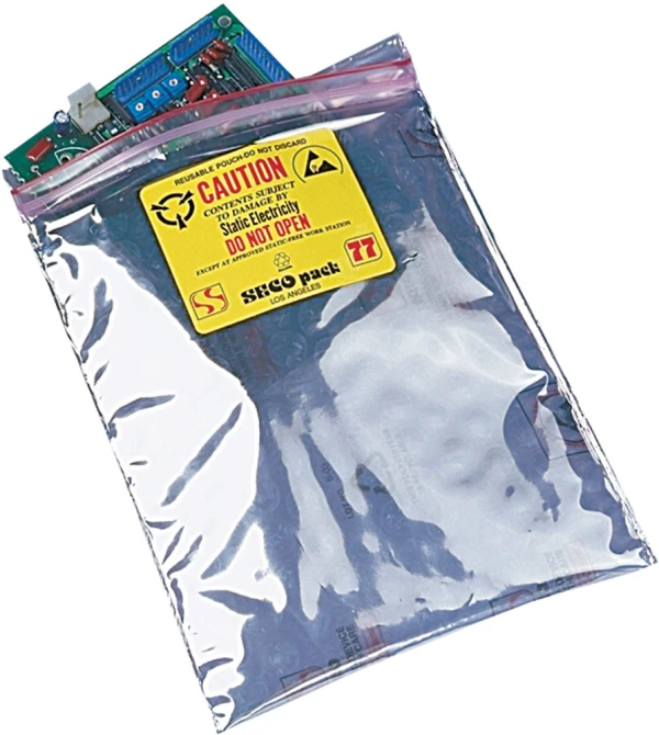12x15 3Mil Static Shield ESD Ziplock Bubble Bags