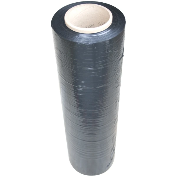 80ga 18 x 1500 Black Stretch Wrap