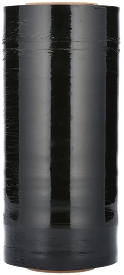 20" x 5000' Machine Grade Cast Stretch Film 90 Gauge - Dark Black