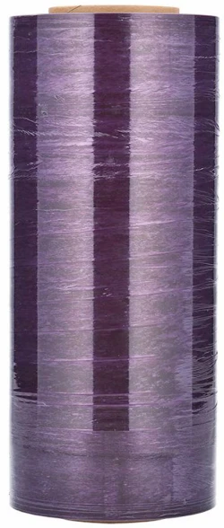 20" x 5000' Machine Grade Cast Stretch Film - Dark Purple