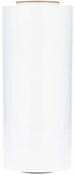 20" x 5000' Machine Grade Cast Stretch Film - Opaque White
