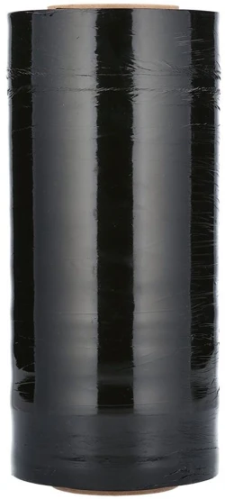 20" x 5000' Machine Grade Cast Stretch Film - Dark Black