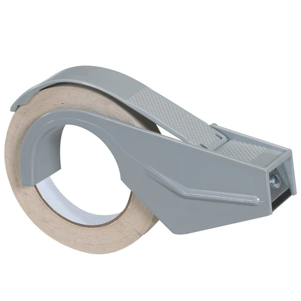 Gray Hand Held Filament Tape Dispenser