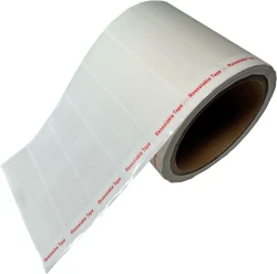 1" x 3.5" Resealable Tape Strips for Laminated Bags - 500/Roll