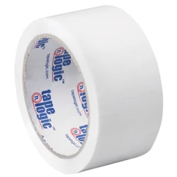 2" x 55 yds 2.2 mil White Packing Tape