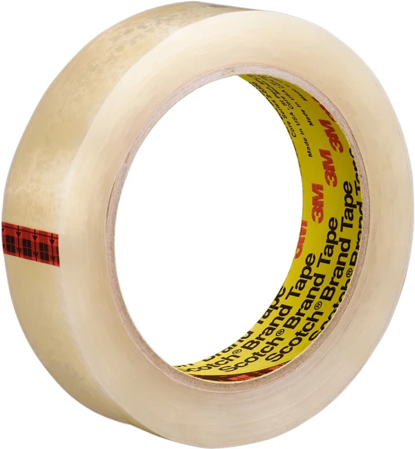 3M .5 inch 600 Scotch Single Roll Premium Transparent Film Tape Clear
