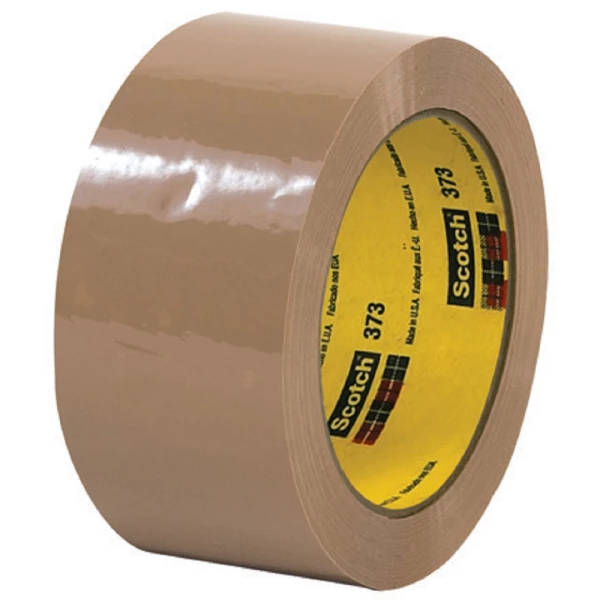 Carton Tape, Polypropylene, Tan, 48mm x 50m