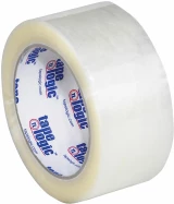 Single Roll of Hot Melt 2.5 mil 2 x 110 Clear Tape Logic Carton Sealing Tape 6 Pack