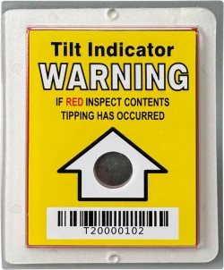 80 Degree Tilt Indicator Label
