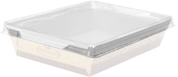 5.5" x 7.5" #ReadyFresh Clear Lid for Large Kraft Container (Lid for LK-RF-CNTLG)