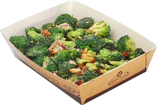 5.5 x 7.5 x 2 #ReadyFresh Large Kraft Container