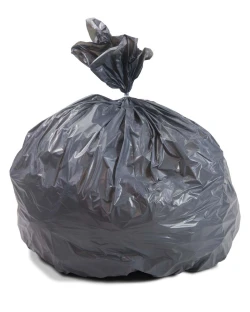 20-30 Gallon Gray Heavy Duty Trash Bags - 1.1 Mil - 250/roll