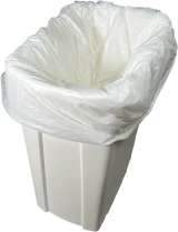 20-30 Gallon White Heavy Duty Garbage Bags 30 x 36 in White Plastic Trash Can