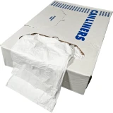 20-30 Gallon White Heavy Duty Garbage Bags 30 x 36 Side Dispensing