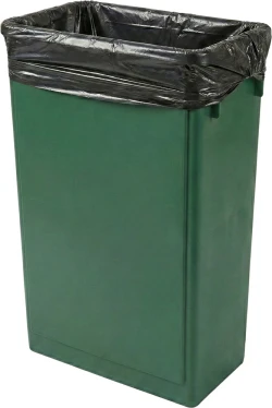 33 Gallon Post Consumer Recycled Trash Liners - 33" x 39" 1.5 Mil 33 Gallon