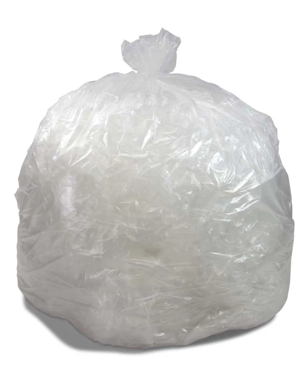 Interplas CL-HDN-4048 40-45 Gallon High Density Trash Bags, HDPE, 11  Micron, 48 Length, 40 Width (Case of 250)