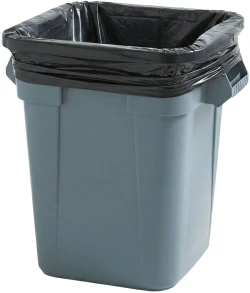 40-45 Gallon 36" x 58" 1.3 Mil Post Consumer Recycled Plastic Can Liners