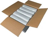 Case of 40-45 Gallon Natural High Density Garbage Can Liners 40 x 48