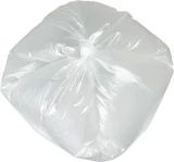 Star Sealed Bottom 40-45 Gallon Natural High Density Garbage Can Liners 40 x 48