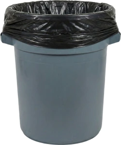 46" x 50" 1.1 Mil Post Consumer Recycled Plastic 60 Gallon Can Liners