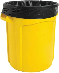 60 Gallon 38" x 58" 1.5 Mil Post Consumer Recycled Plastic Can Liners