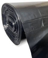 60 Gallon Black Repro Garbage Bags 38 x 58 Perforation