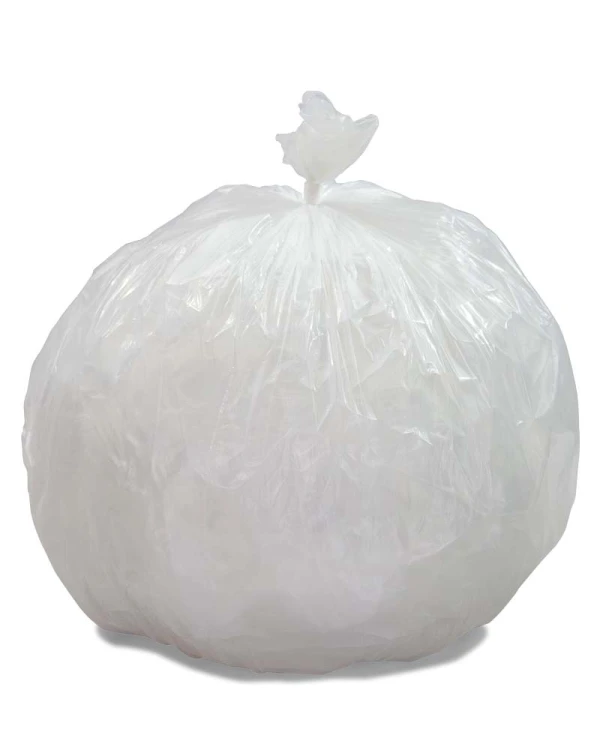 7 Gallon Clear 20 x 21 Regular Duty Trash Bags