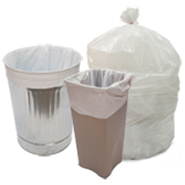 White Trash Bags and Garbage Can Liners - 15% Off Coupon: TB716