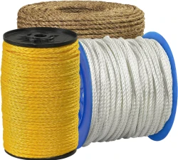 Yellow Rope, White Rope & Sisal Twine