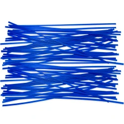 10" Blue Plastic Twist Ties