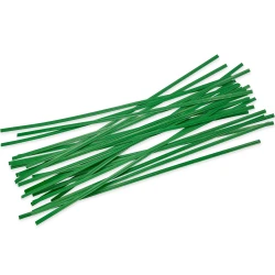 10" Green Paper Twist Ties