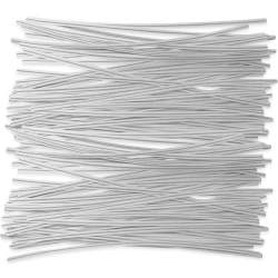 8" White Plastic Twist Ties