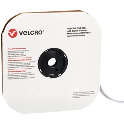 1/2 in x 75 ft White Velcro Loop Strips