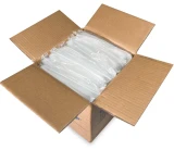 Case of One Gallon Clear Plastic Zipper Locking Bags with Handle 12 x 12 3 Mil