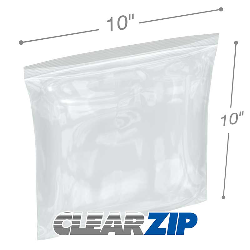Polypropylene Zipper Bags - 10