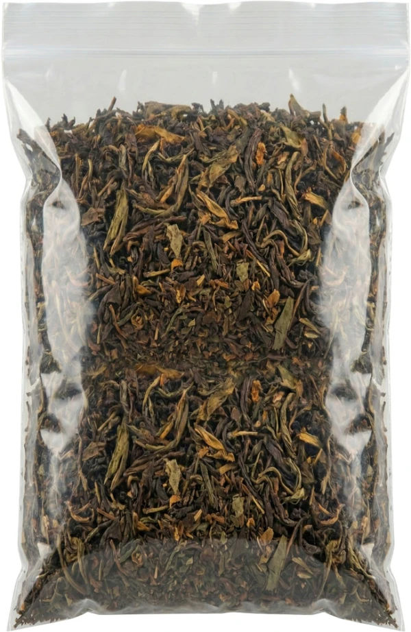 10 x 12 Clearzip Locking Top Bags 2 Mil with Dried Tea Leaves
