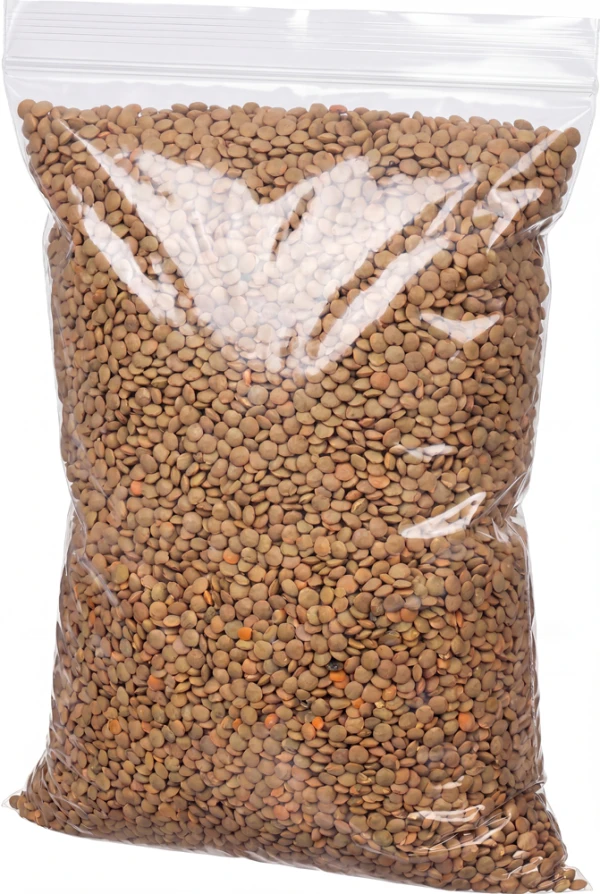 Bulk Food inside of a 10 x 13 Clearzip® Locking Top Bags 4 Mil